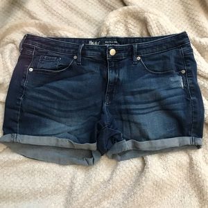 Denim shorts